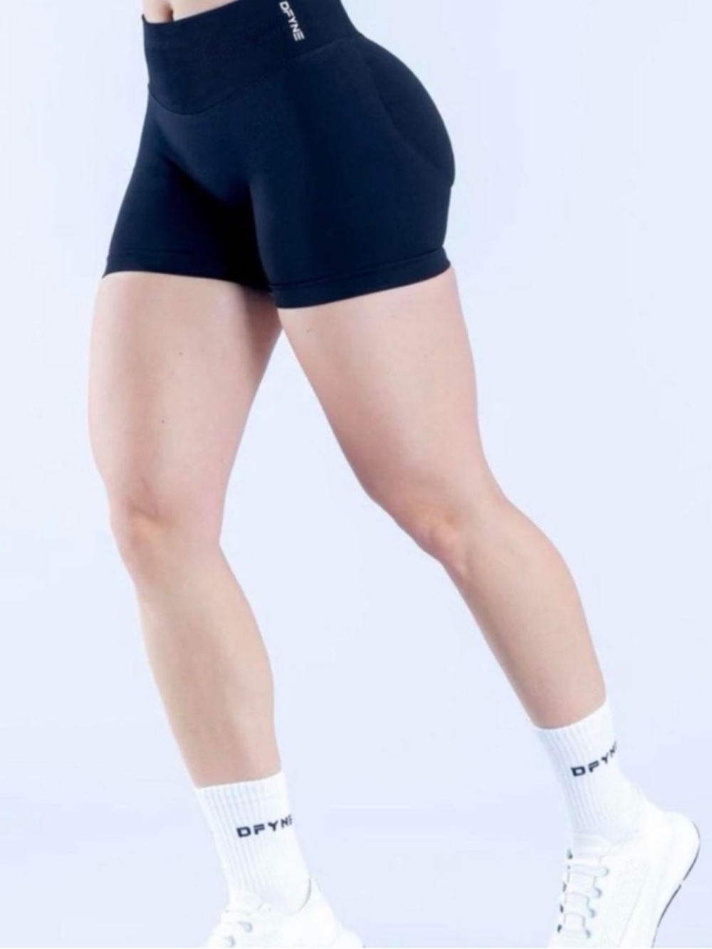 DFYNE Impact 4.5” Athletic Shorts in Black